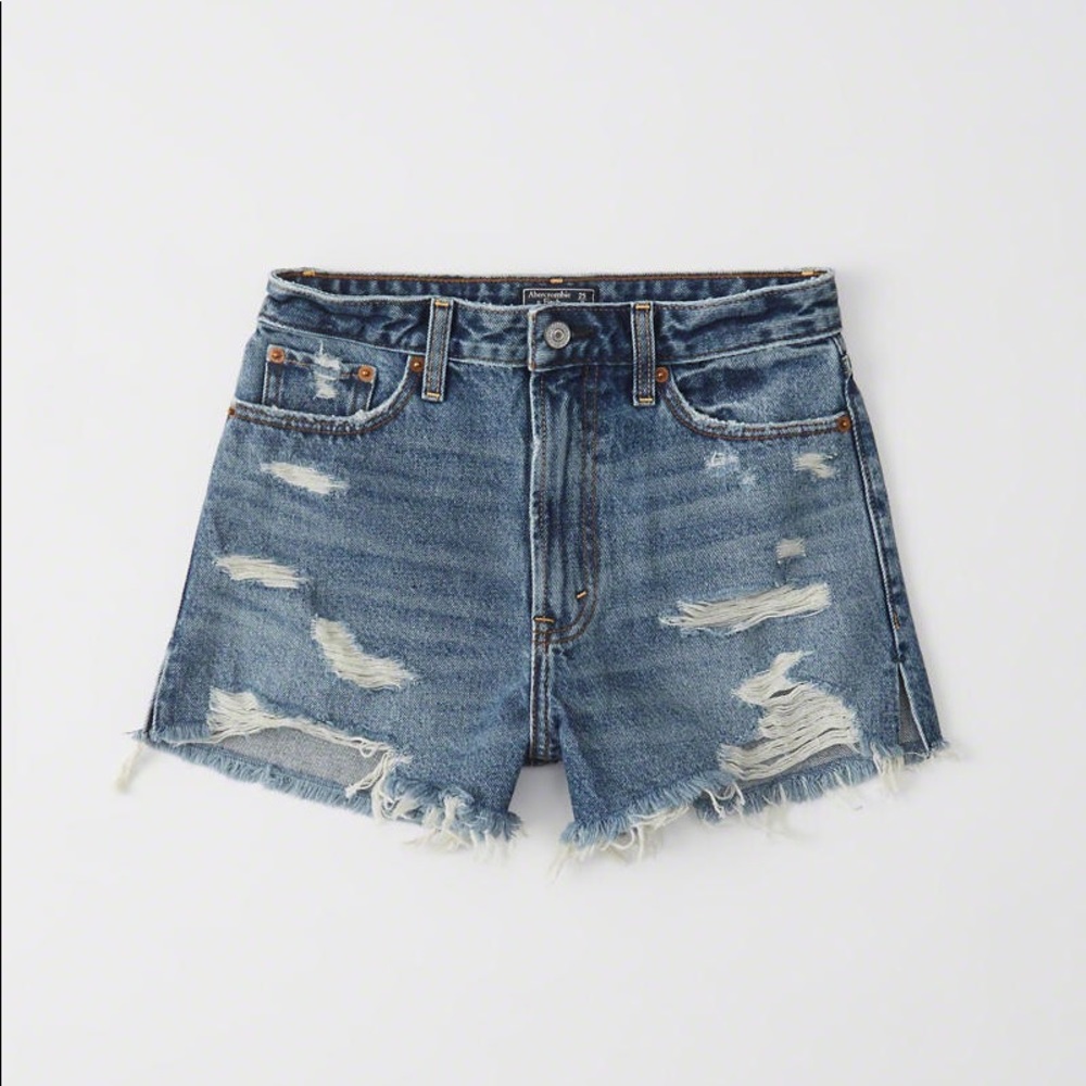 NWT Abercrombie & Fitch High Waist Denim Shorts